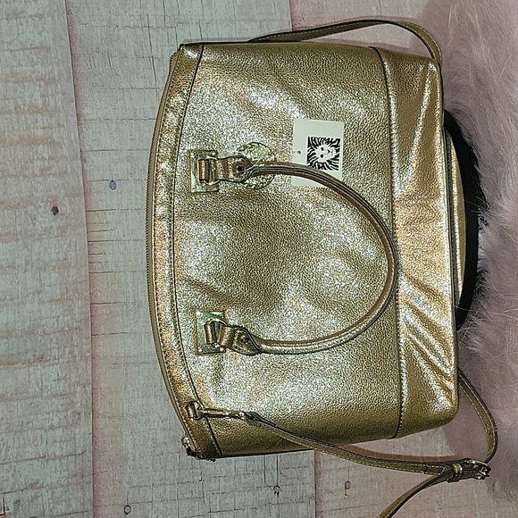 Anne Klien Gold Handbag - Picture 1 of 14